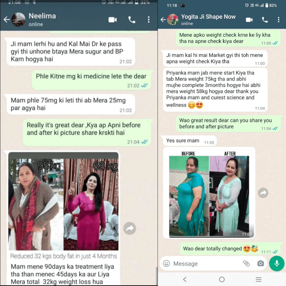 WhatsApp Customer Testimonial - Neelima & Yogita